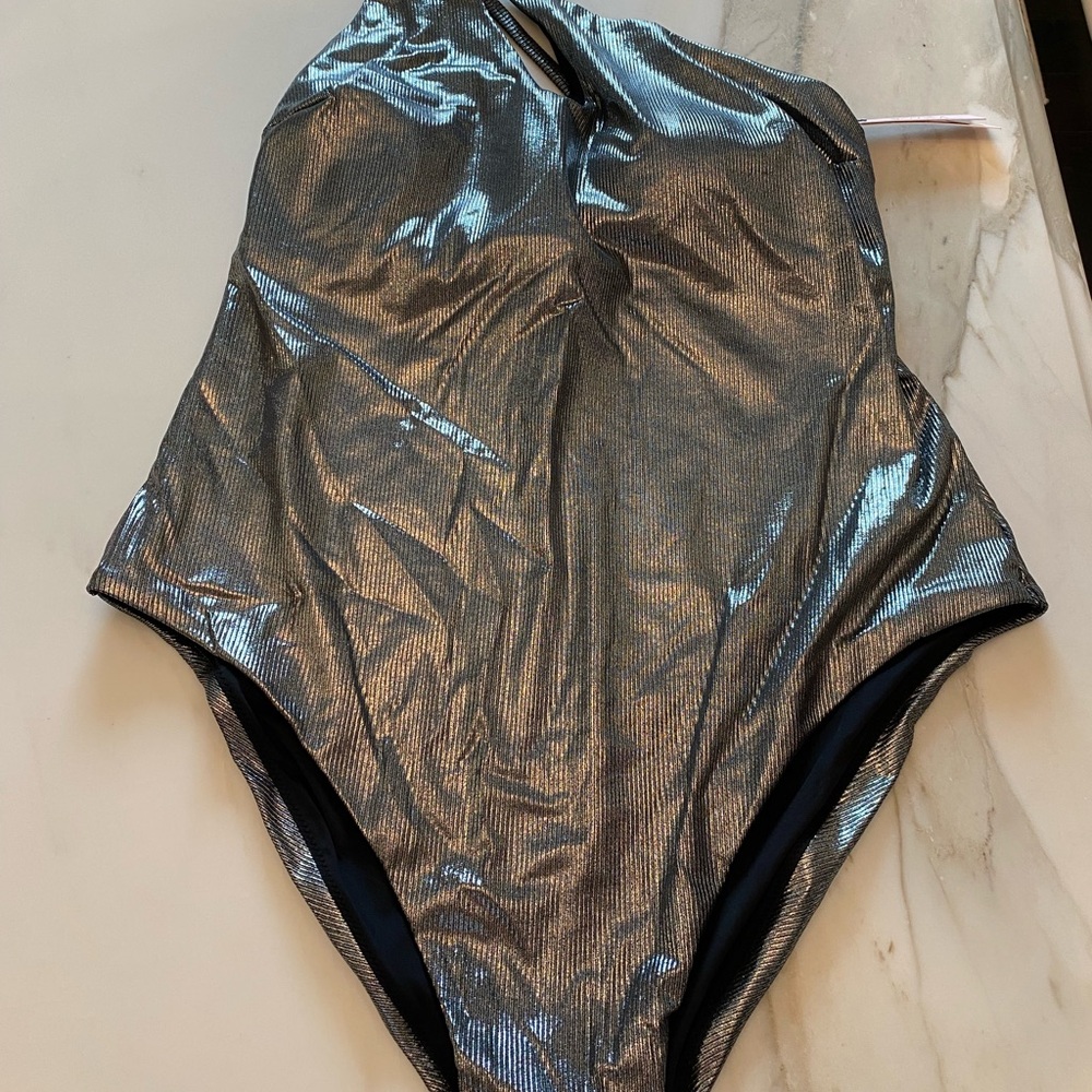 Victoria's Secret Metallic One-Piece Swimsuit